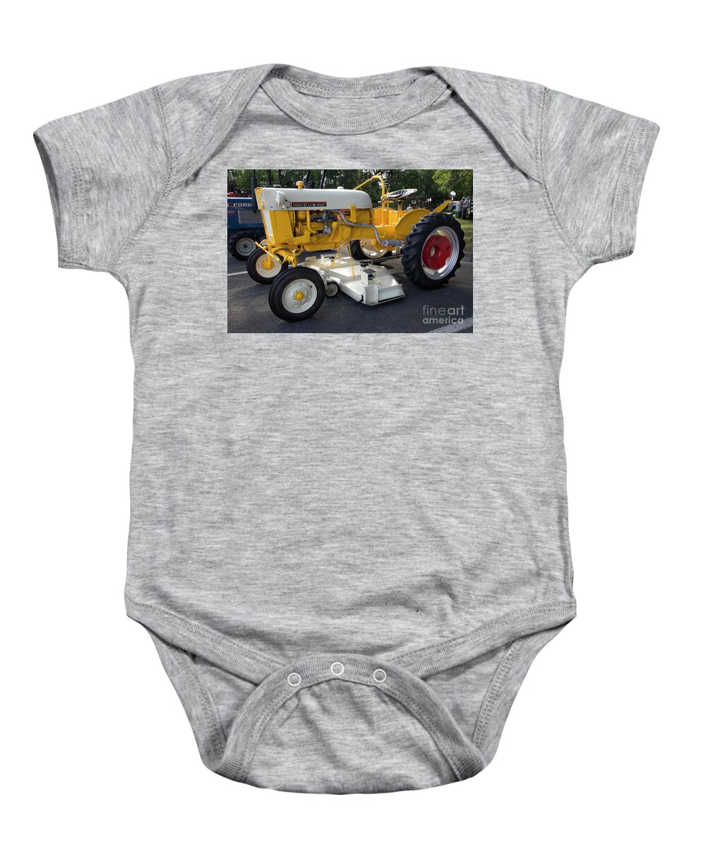 Tractor Baby Onesie featuring the photograph International Harvester Cub by Mike Eingle