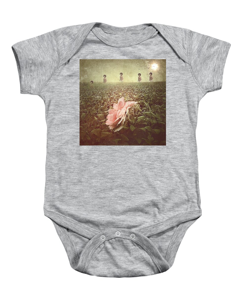  Baby Onesie featuring the digital art Into The Unknown by Melissa D Johnston