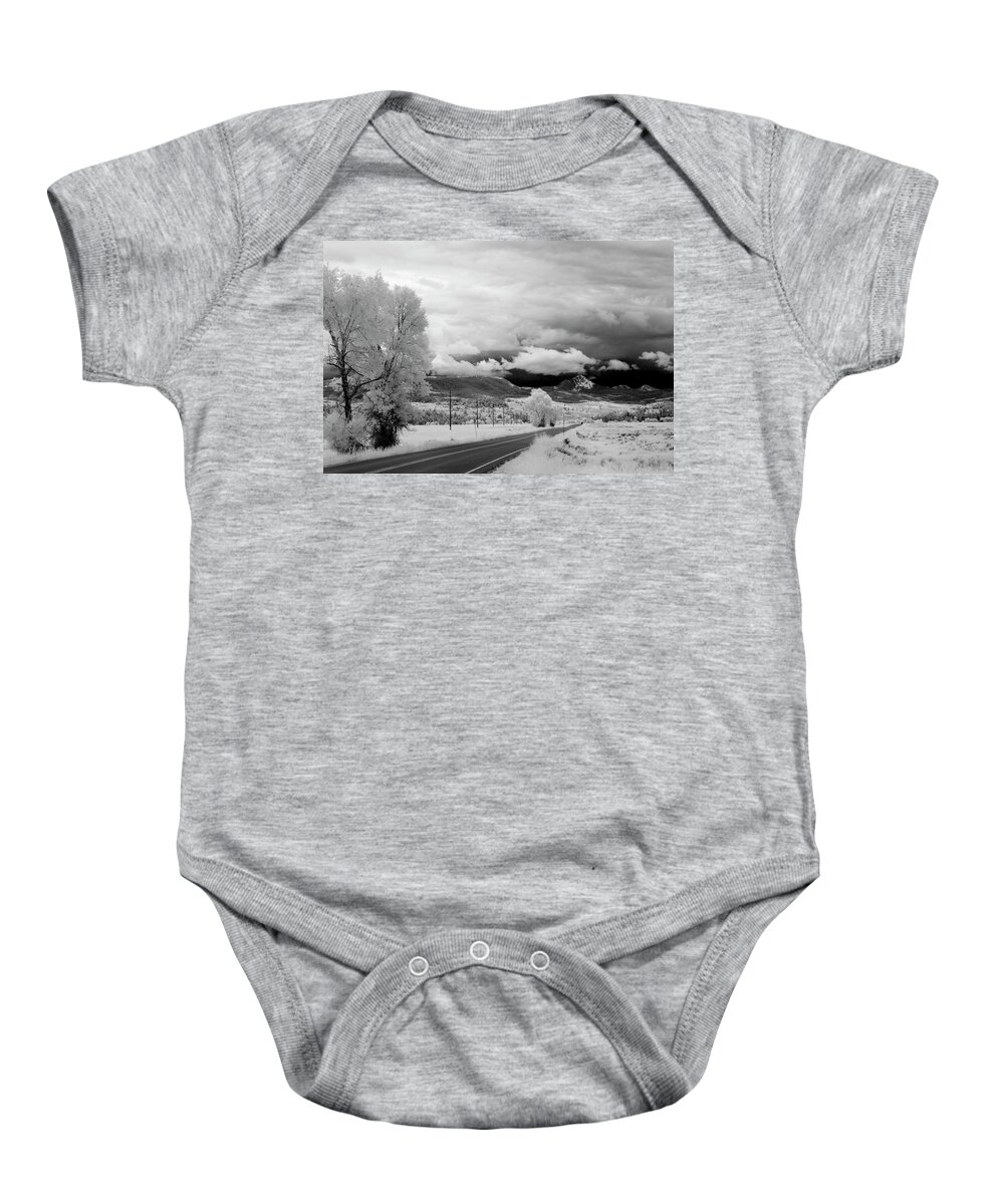 Ir Baby Onesie featuring the photograph Invisible Drive by Brian Duram