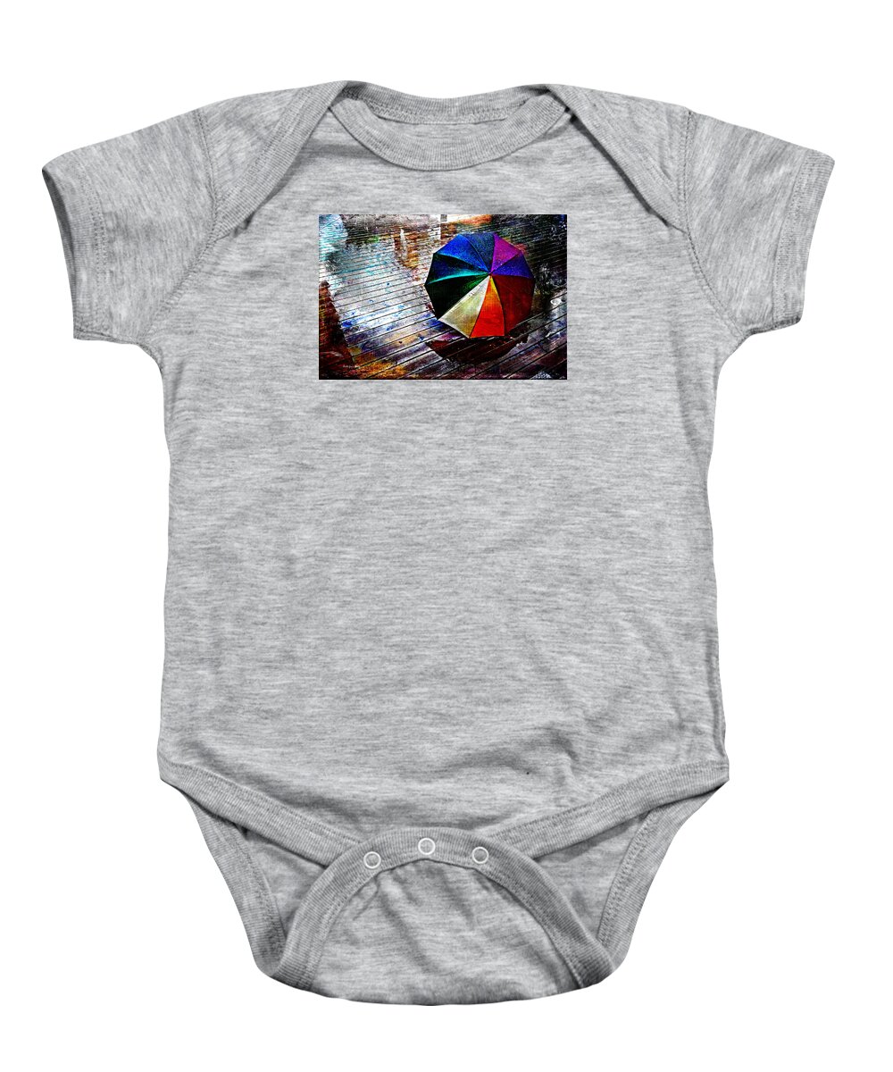 Colorful Baby Onesie featuring the photograph It's Raining AGAIN by Randi Grace Nilsberg