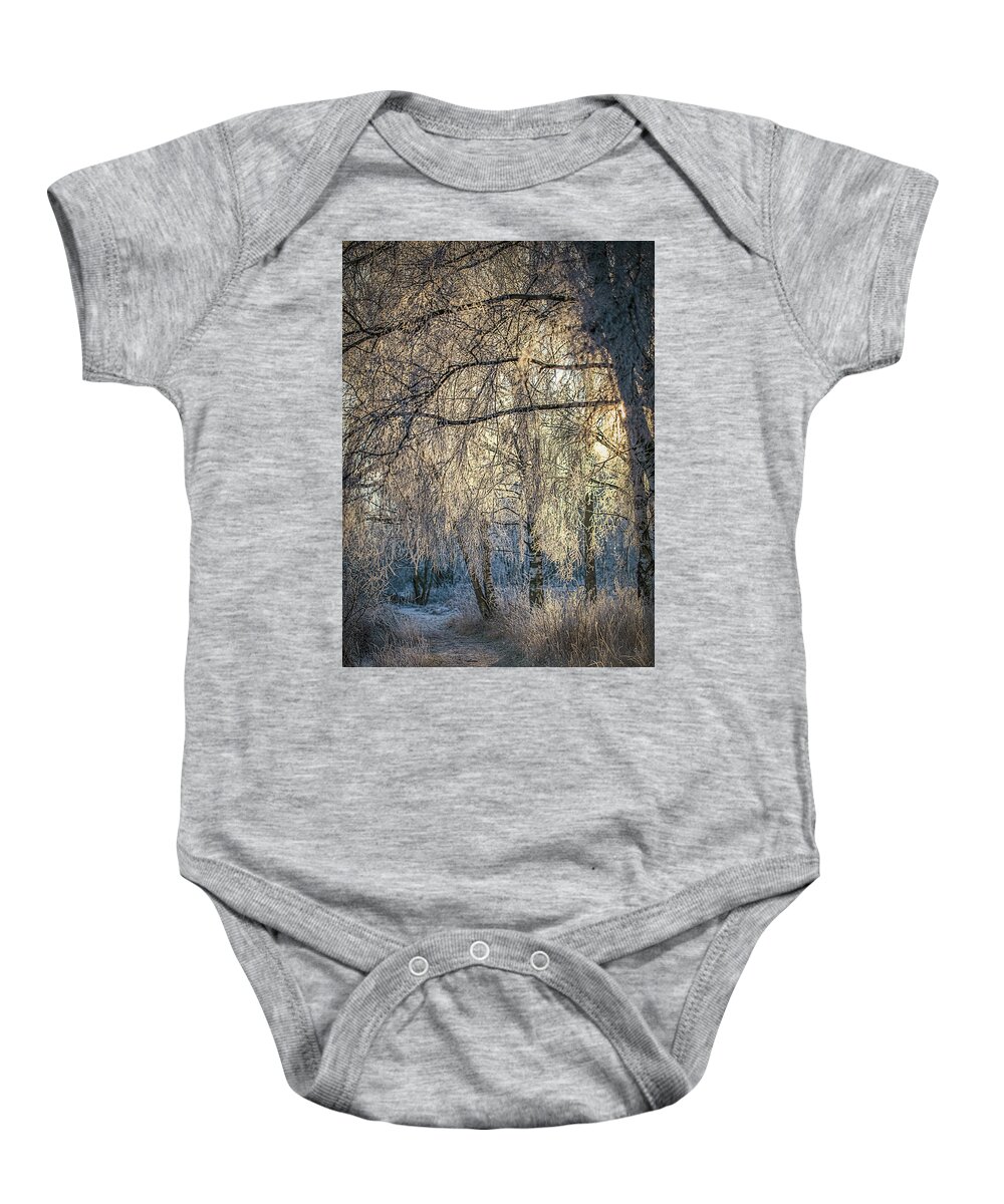 Winter Baby Onesie featuring the photograph January,1-st, 14.35 #h4 by Leif Sohlman