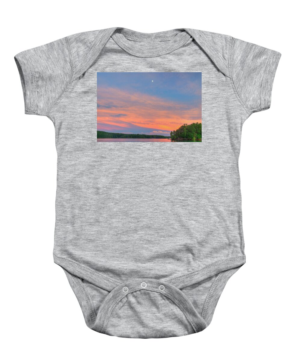 Sky Baby Onesie featuring the photograph Jocassee 5 by David Waldrop