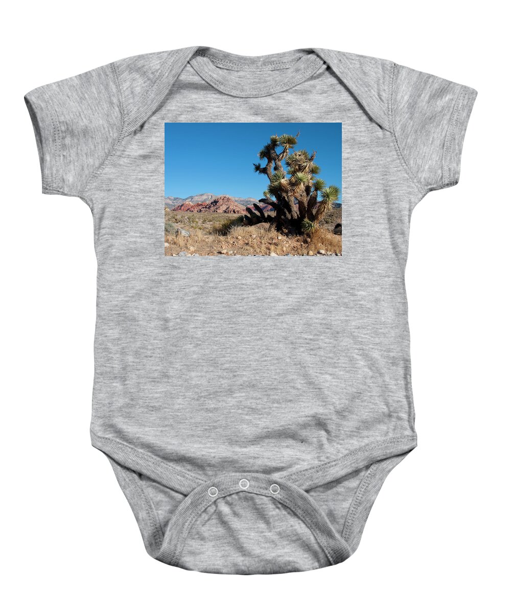 Landscape Baby Onesie featuring the photograph Joshua Tree by Julia McHugh