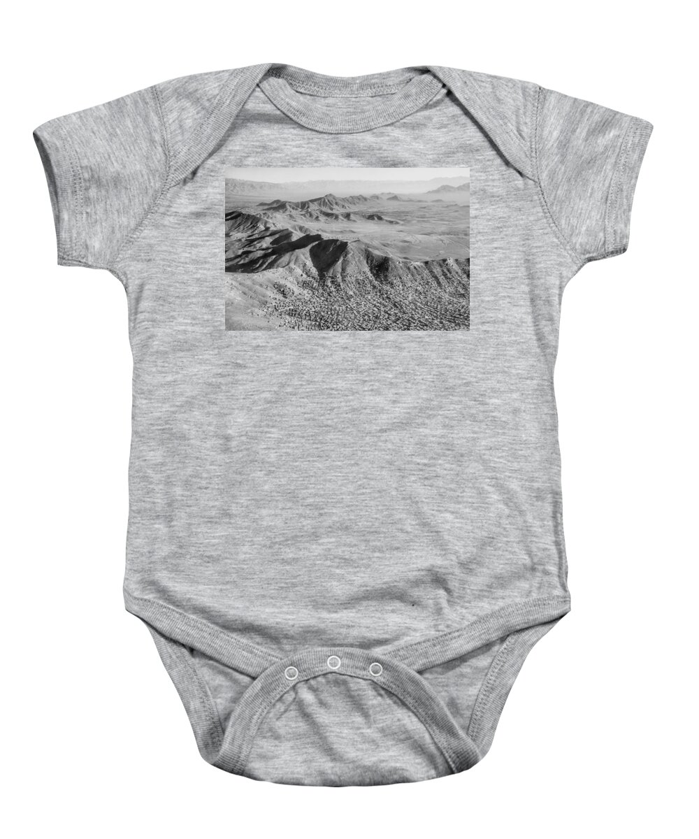 Central Asia Baby Onesie featuring the photograph Kabul Mountainous Urban Sprawl by SR Green