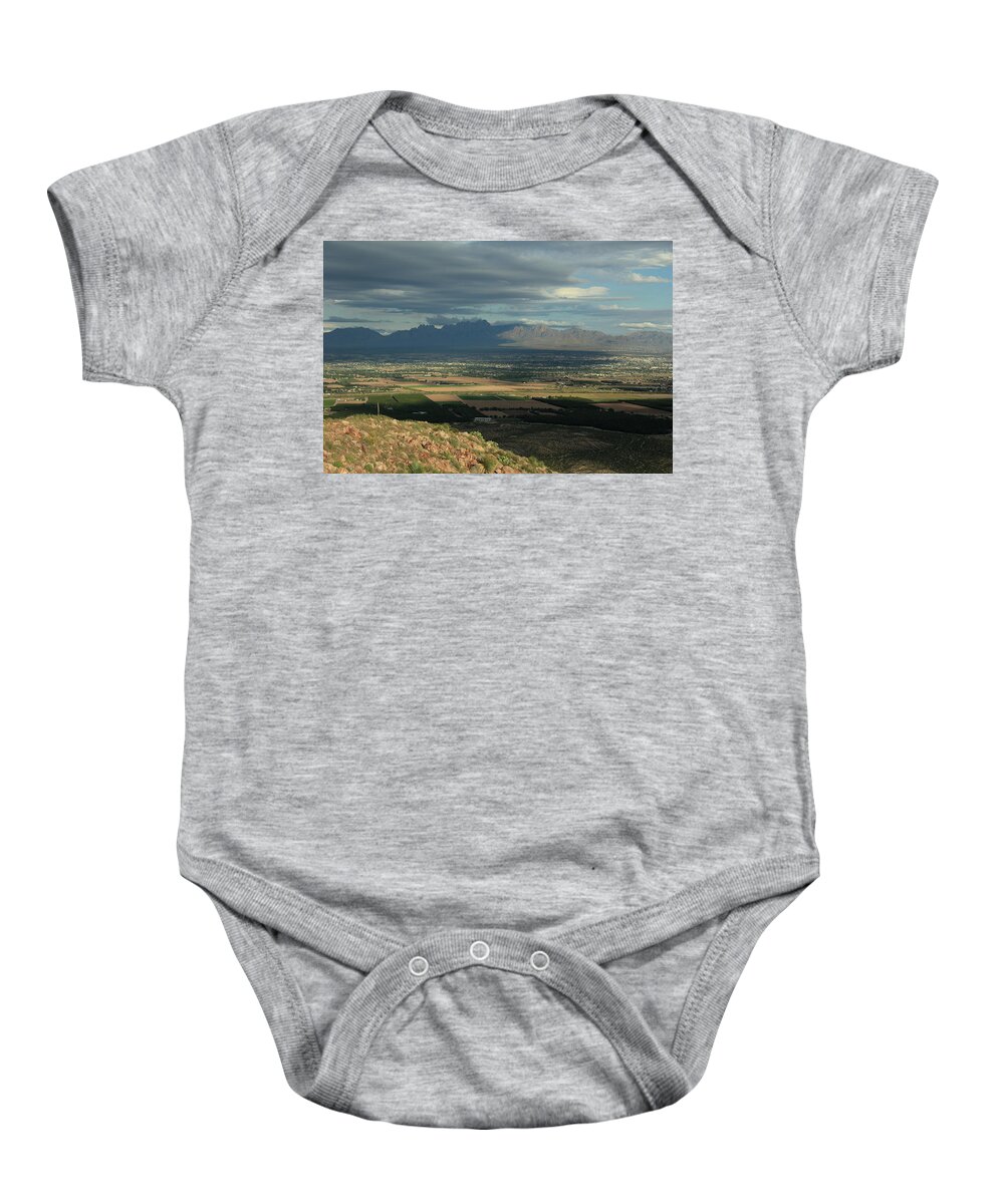 Las Cruces Baby Onesie featuring the photograph Las Cruces by David Diaz