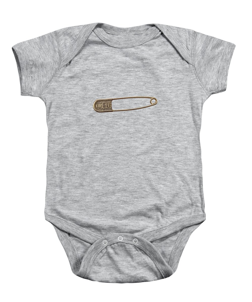 Diaper Baby Onesie featuring the photograph Laundry Pin by YoPedro