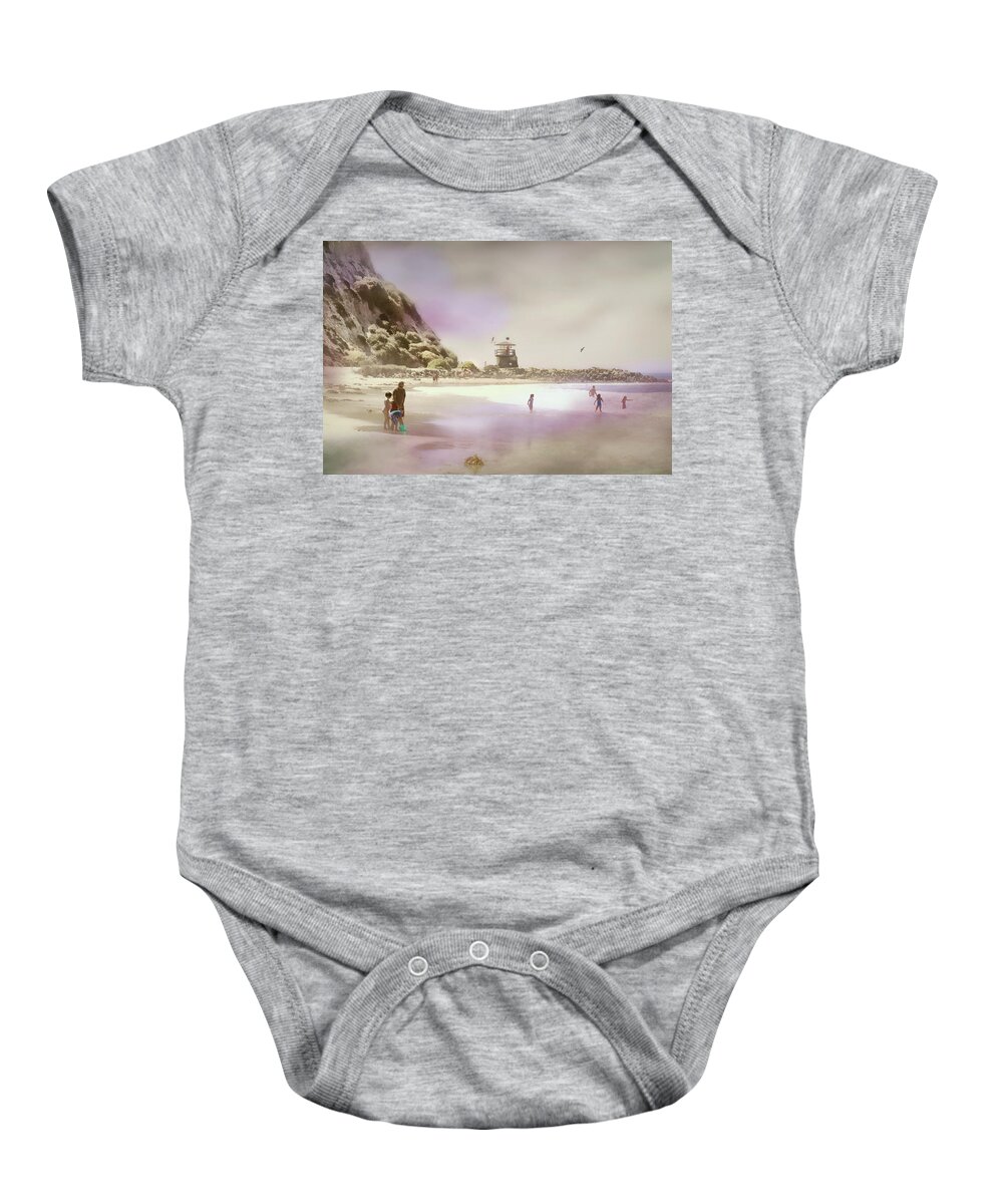 Laguna Nigel Baby Onesie featuring the photograph Let the Children Play by Diana Angstadt