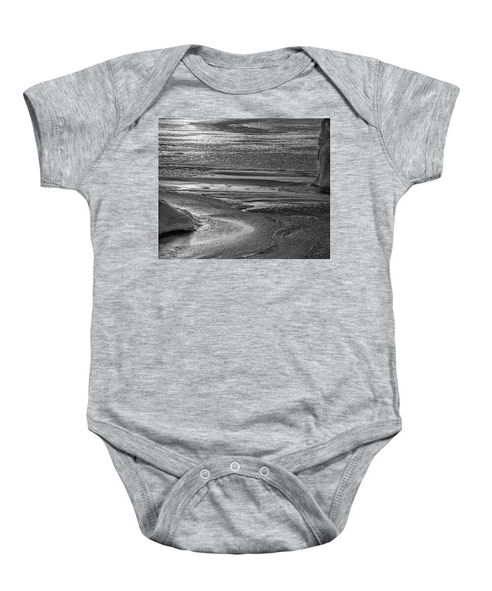 Green Bay Baby Onesie featuring the photograph Light on Ice by John Roach