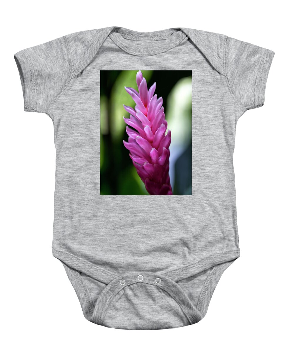 Granger Photography Baby Onesie featuring the photograph Lone Pink Ginger by Brad Granger