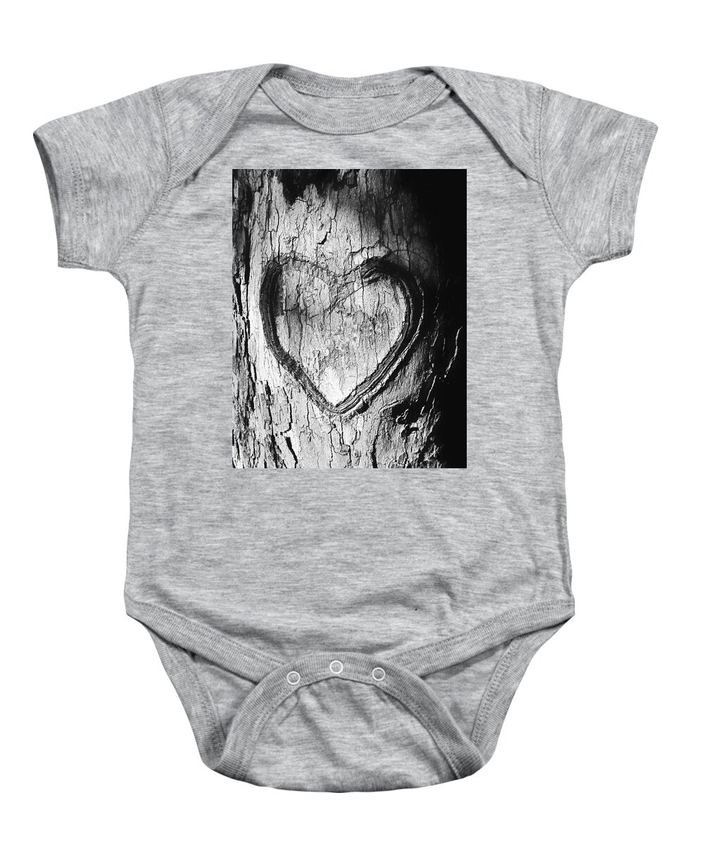 Love Baby Onesie featuring the photograph Loves Lasting Impression by Nathan Little