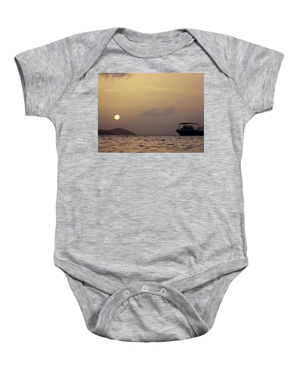 Caribbean Sea Baby Onesie featuring the photograph Magens Bay by Brooke Bowdren