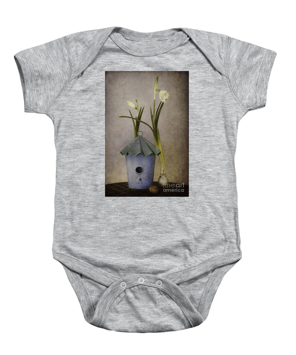 Still Life Baby Onesie featuring the photograph March by Priska Wettstein