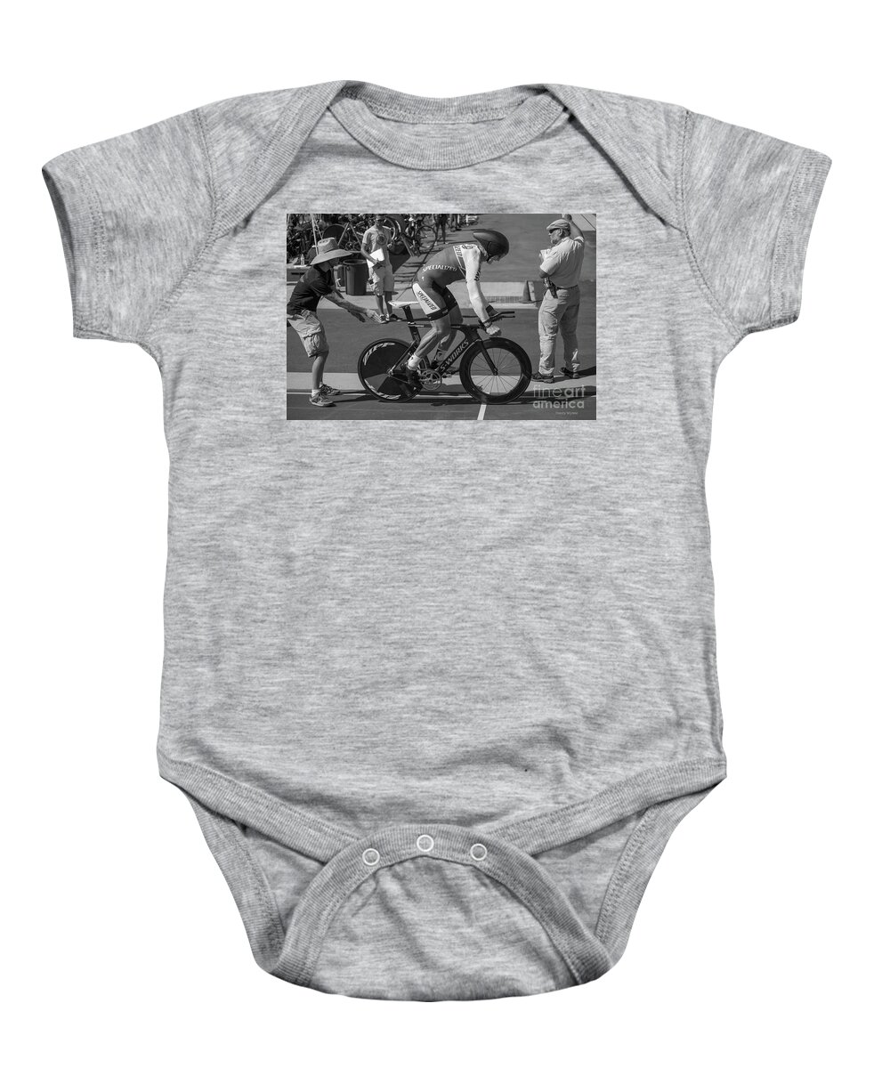 Individual Baby Onesie featuring the photograph Masters Pursuit by Dusty Wynne