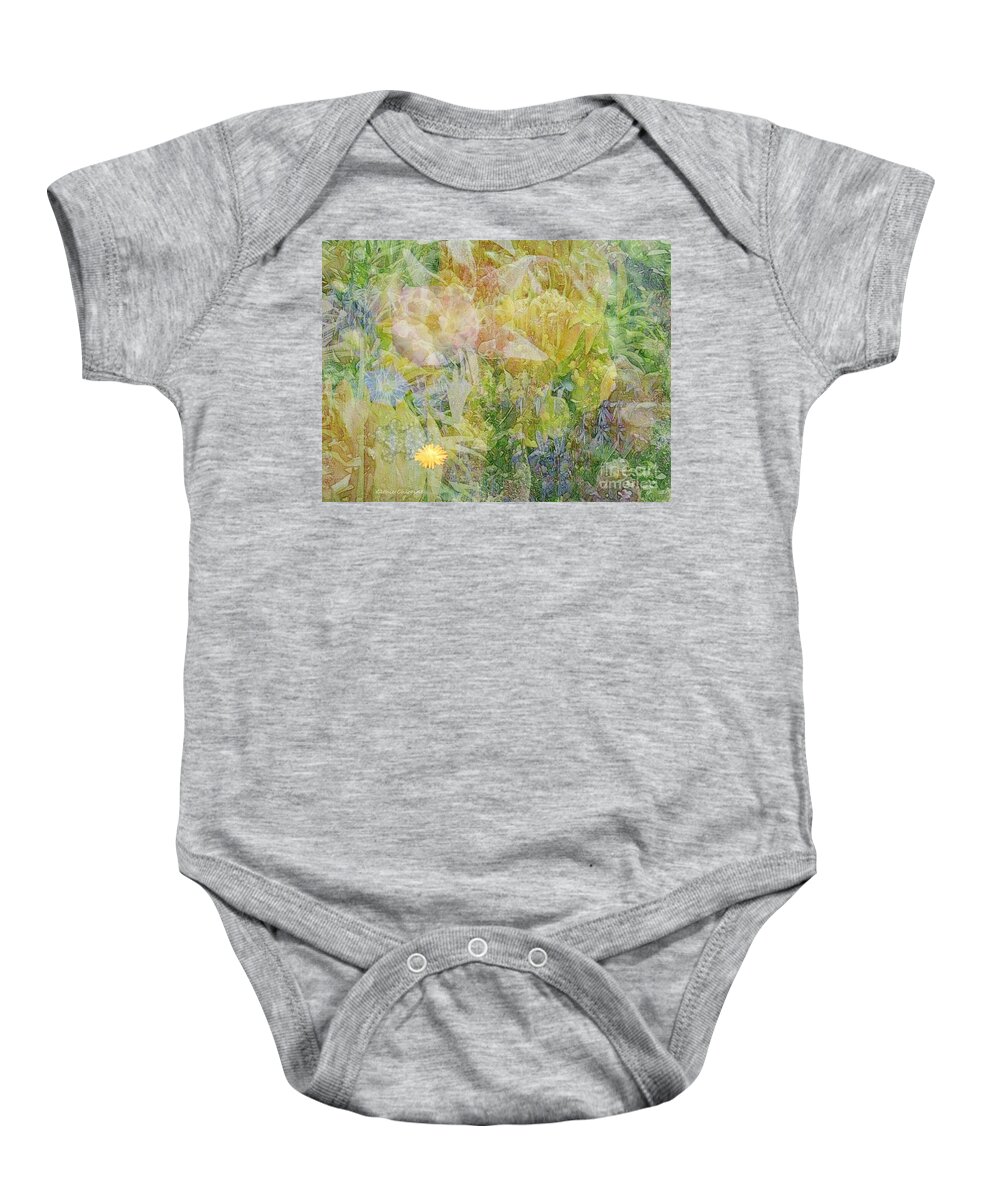 Photography Baby Onesie featuring the photograph Memories of the Garden by Kathie Chicoine