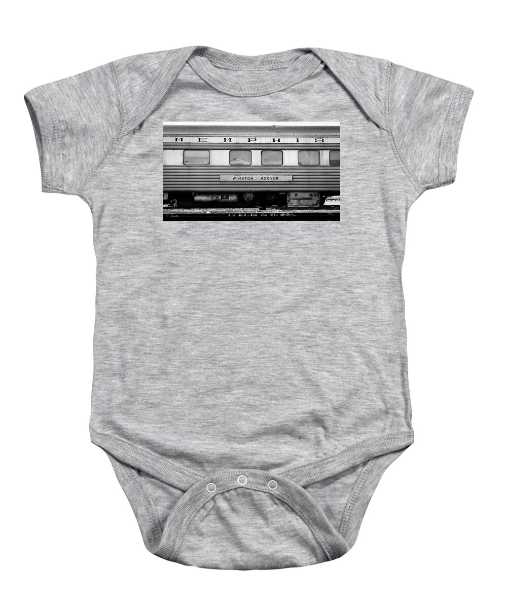 Trains Baby Onesie featuring the photograph Memphis by Stephen Holst