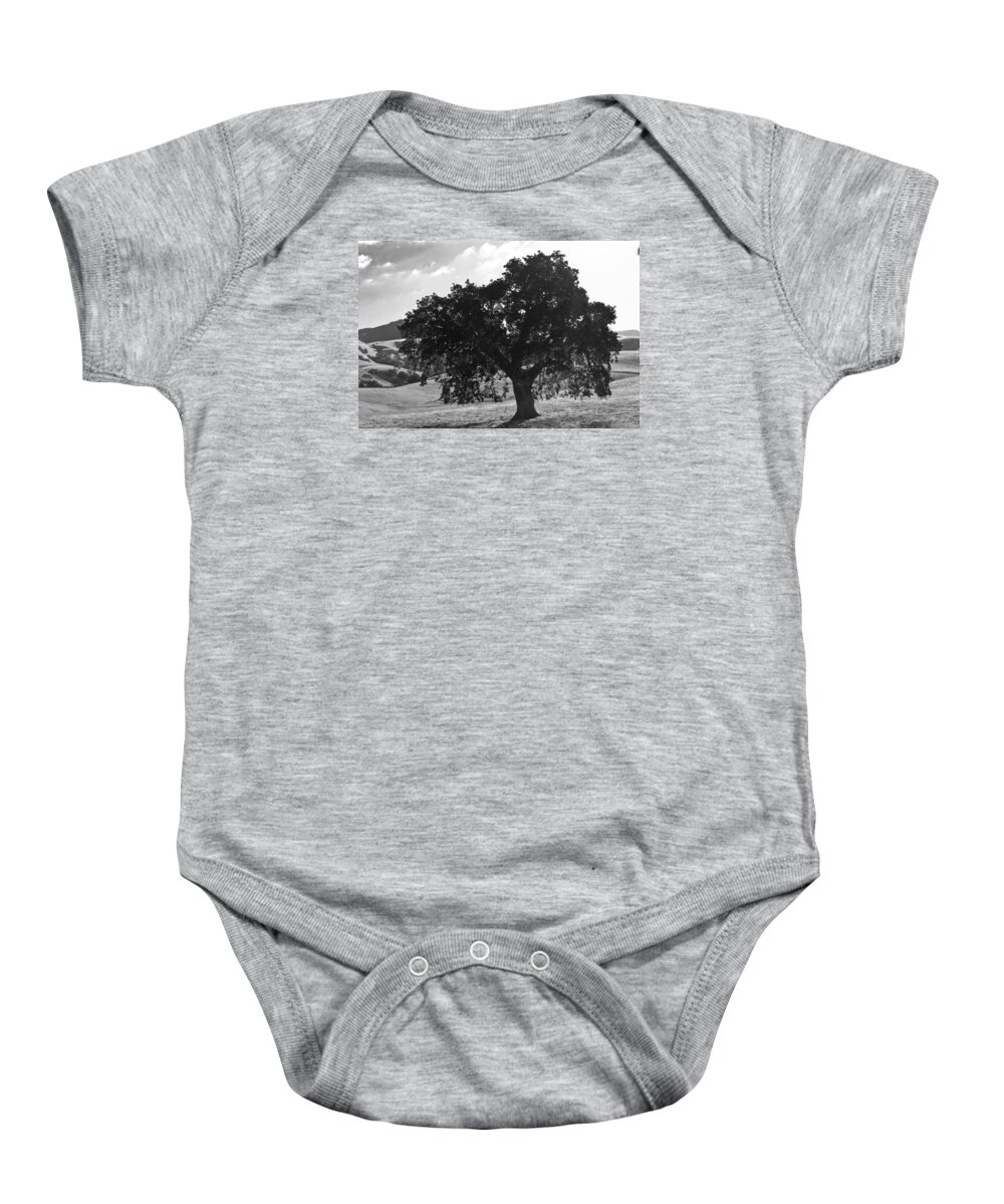 Oak Baby Onesie featuring the photograph Mighty The Oak by Brad Hodges