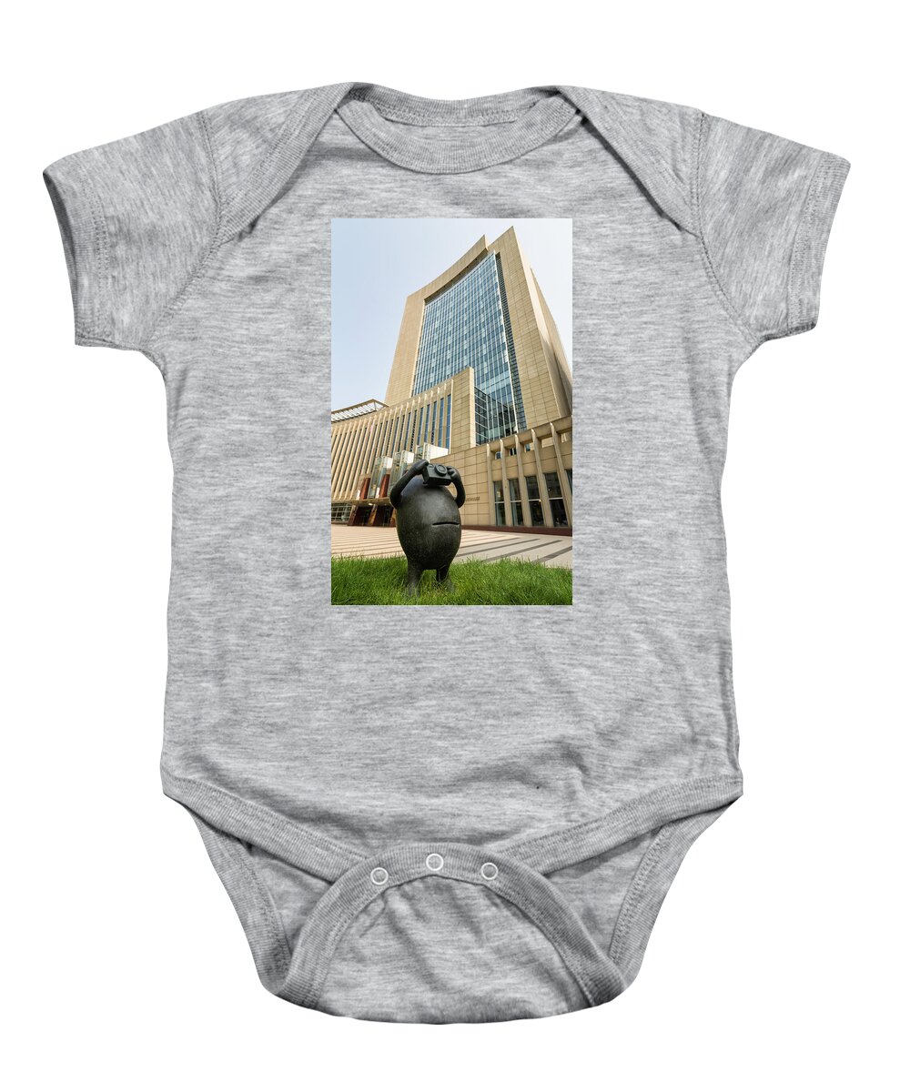 Courthouse Baby Onesie featuring the photograph Minneapolis Courthouse by Fran Gallogly