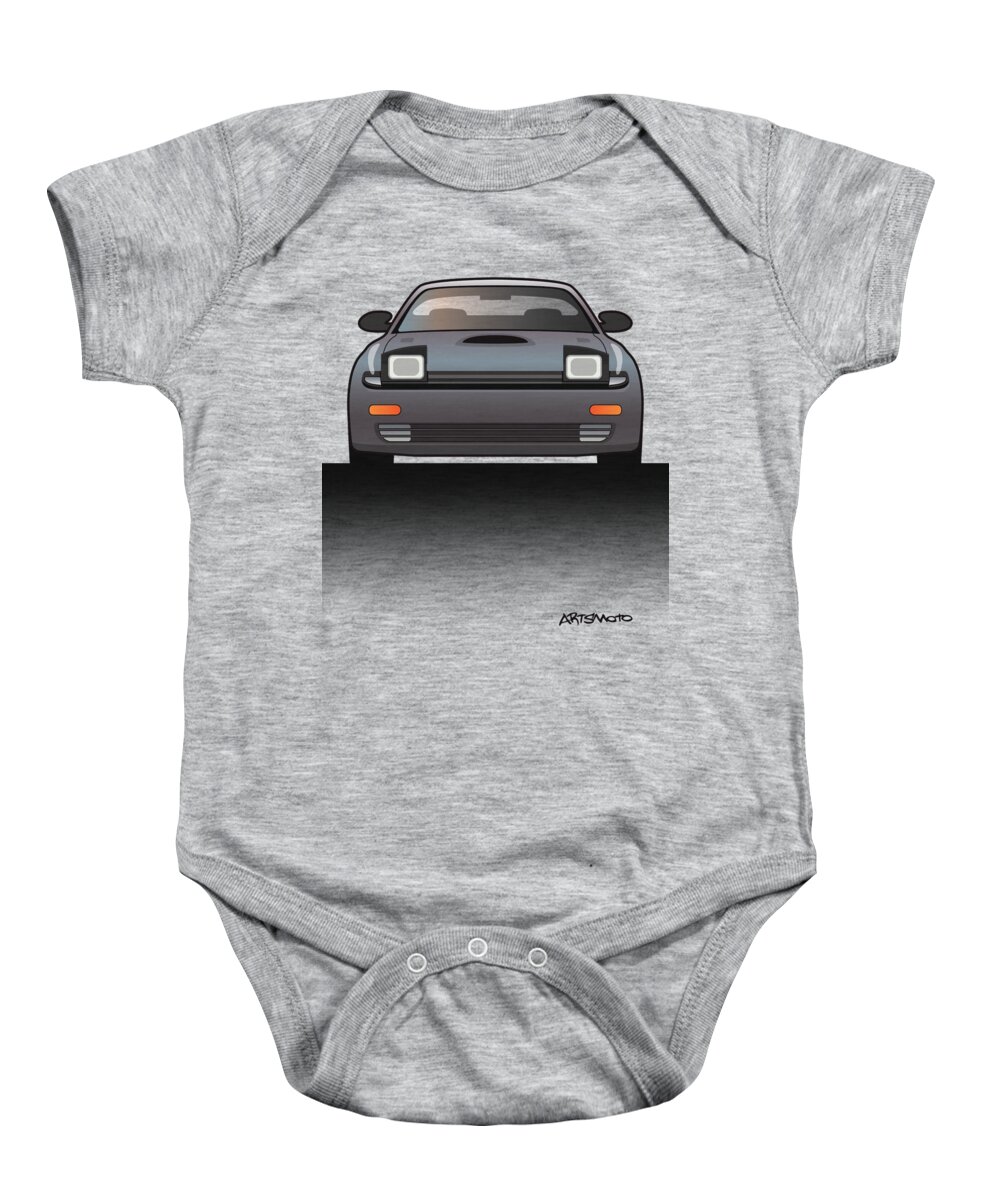 Car Baby Onesie featuring the mixed media Modern Japanese Icons Series Toyota Celica GT-Four All-Trac Turbo ST185 by Tom Mayer II Monkey Crisis On Mars