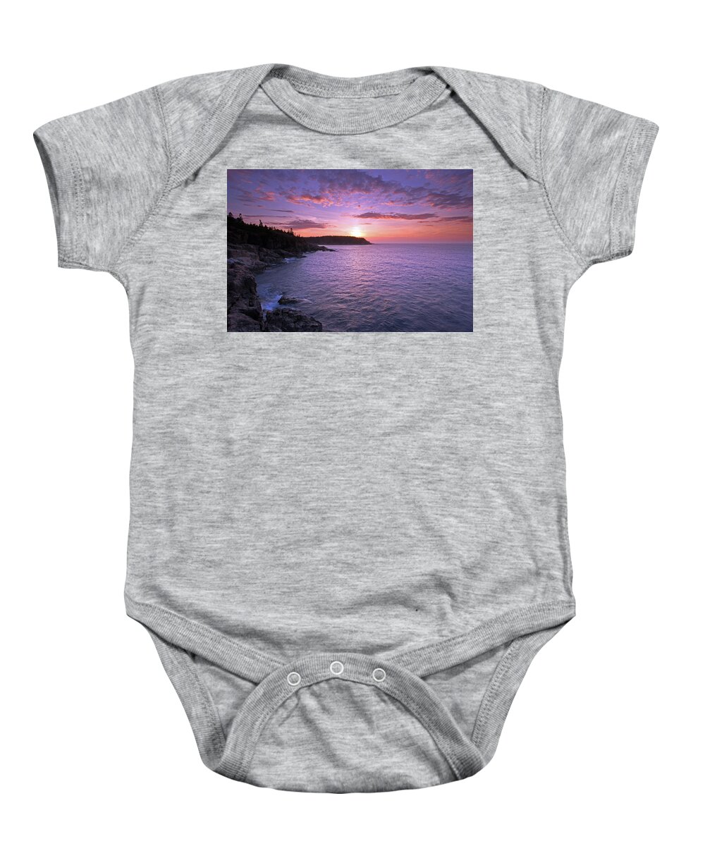 Acadia National Park Baby Onesie featuring the photograph Morning Glory by Juergen Roth