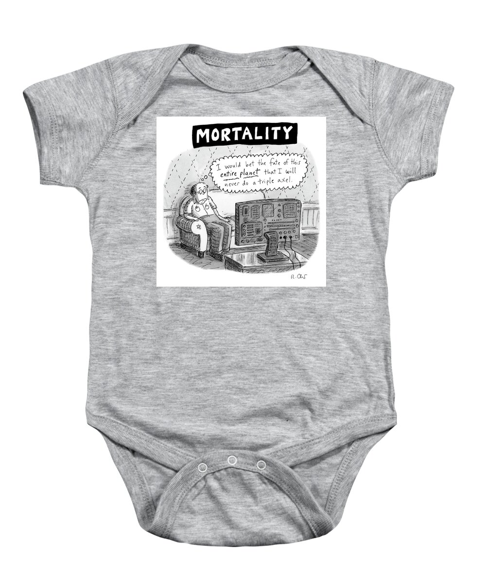 Mortality Baby Onesie featuring the photograph Mortality by Roz Chast