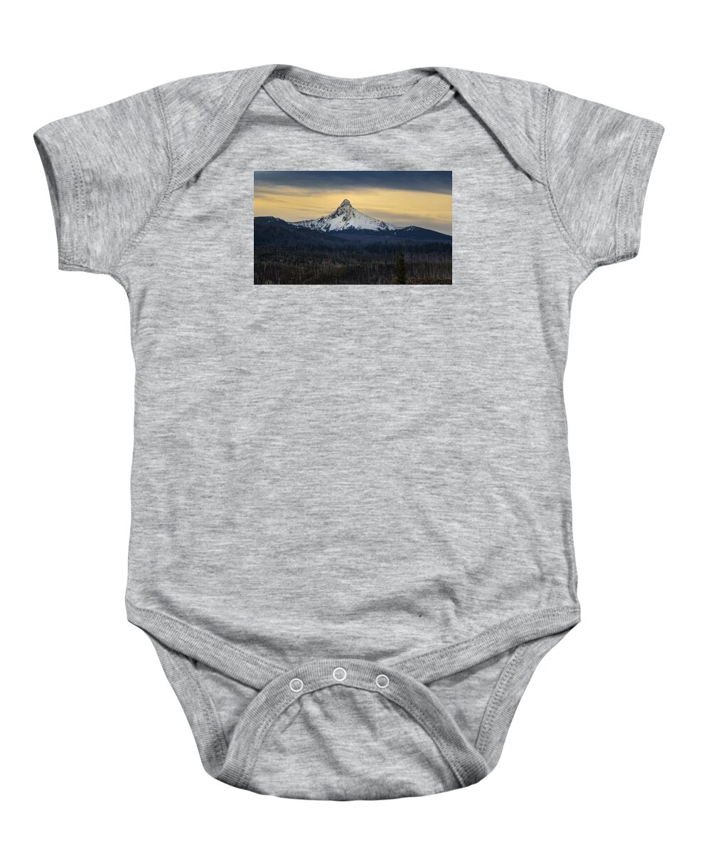 Bend Baby Onesie featuring the photograph Mount Washington, Oregon by Scott Slone