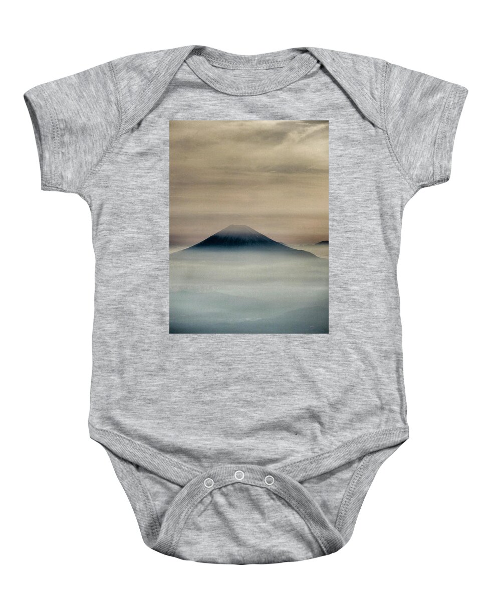 Mt Fuji Baby Onesie featuring the photograph Mt Fuji by Lorelle Phoenix
