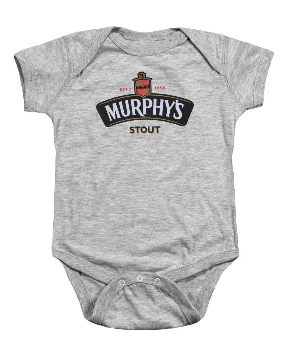 Murphys Stout Baby Onesie featuring the digital art Murphys Irish Stout by Ericamaxine Price