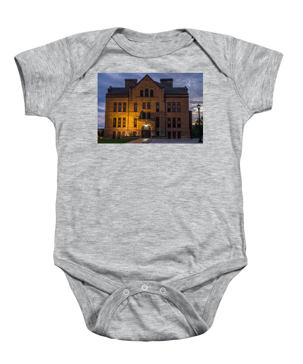 Museum Baby Onesie featuring the photograph Museum by Jerry Cahill