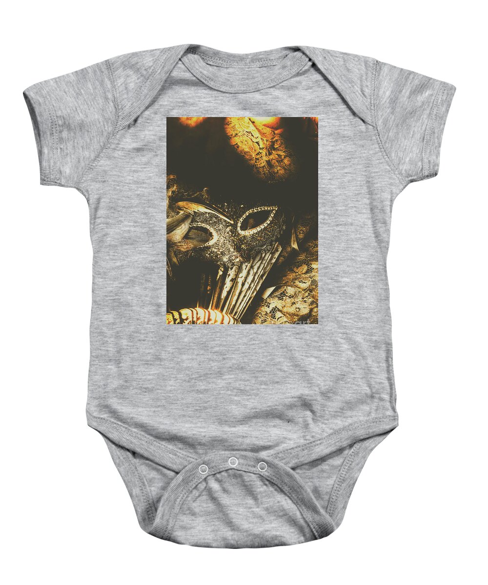 Fantasy Baby Onesie featuring the photograph Mysterious disguise by Jorgo Photography