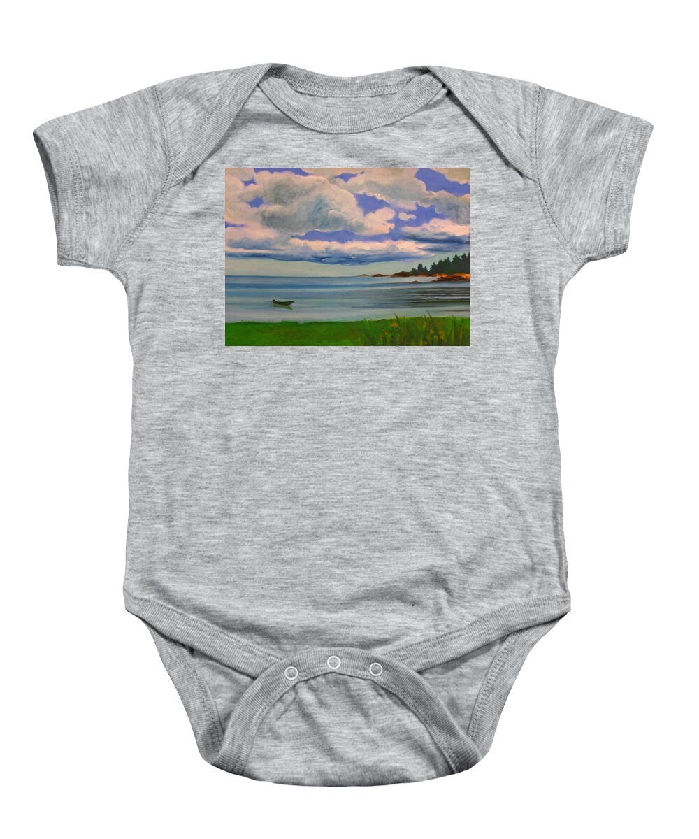  Baby Onesie featuring the painting Not my work and not for Sale by Juergen Roth