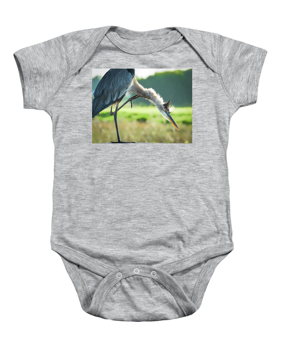 Great Baby Onesie featuring the photograph Nothing Like A Good Scratch by Richard Goldman