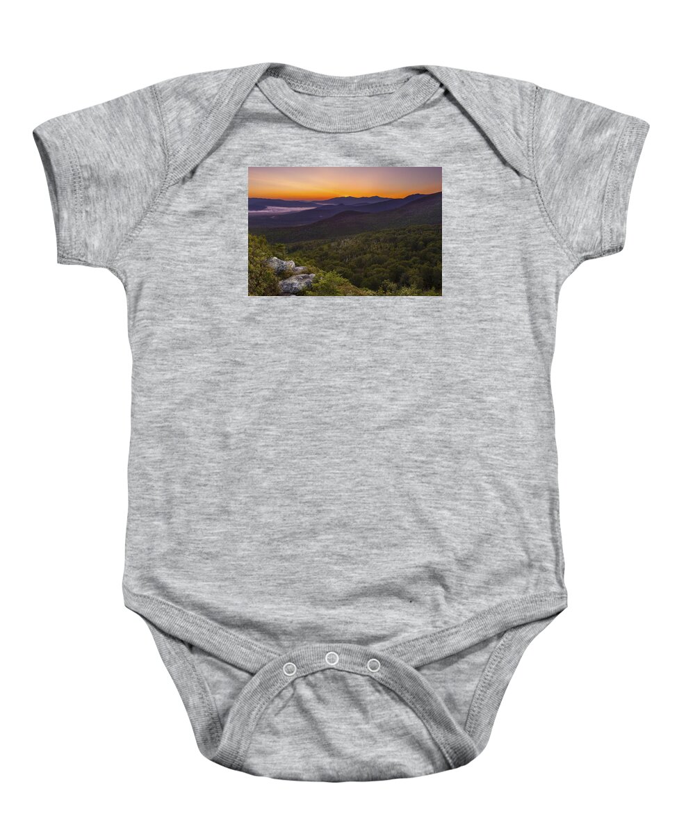 Nubble Baby Onesie featuring the photograph Nubble Sunrise by White Mountain Images