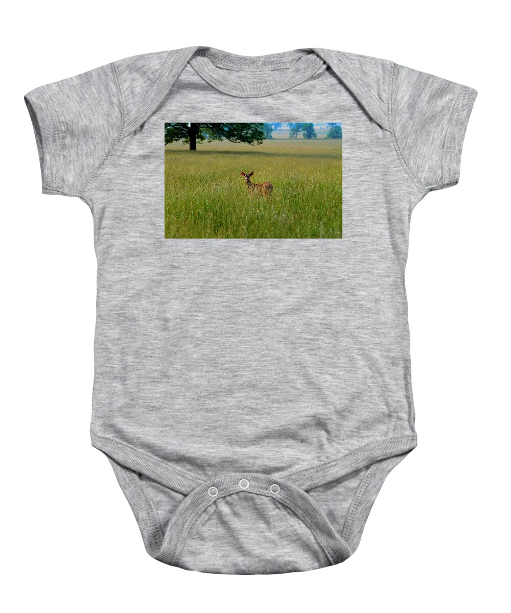 Fine Art Baby Onesie featuring the photograph Observer by Rodney Lee Williams