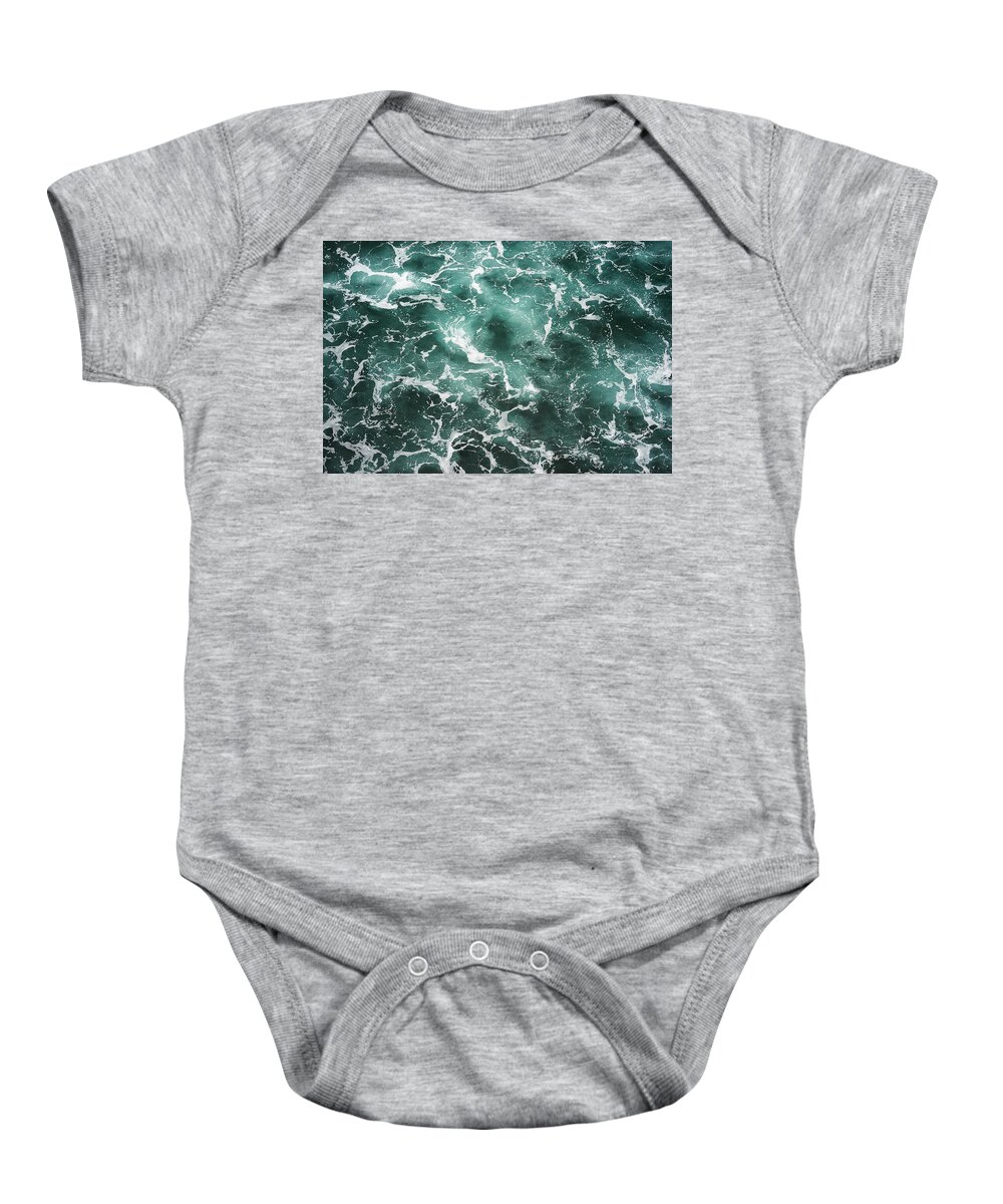 Christopher Johnson Baby Onesie featuring the photograph Ocean Pattern by Christopher Johnson