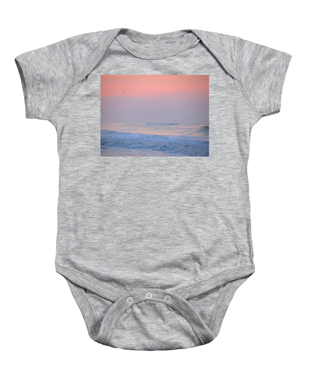 Ocean Baby Onesie featuring the photograph Ocean Peace by Newwwman