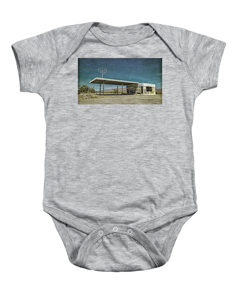 Desert Center Baby Onesie featuring the photograph Off Highway 10 by Sandra Selle Rodriguez
