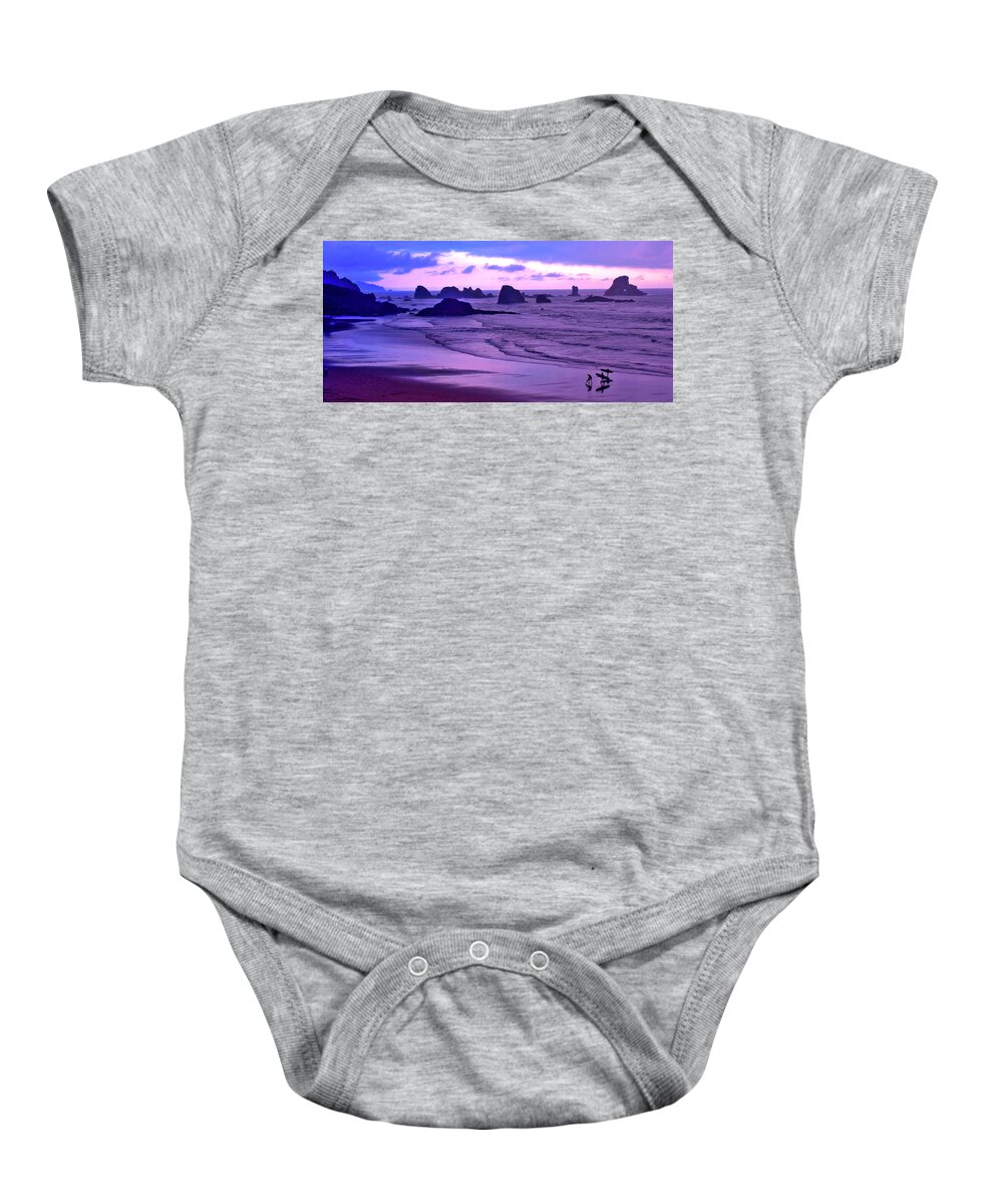 Oregon Baby Onesie featuring the photograph On the Coast by Scott Mahon