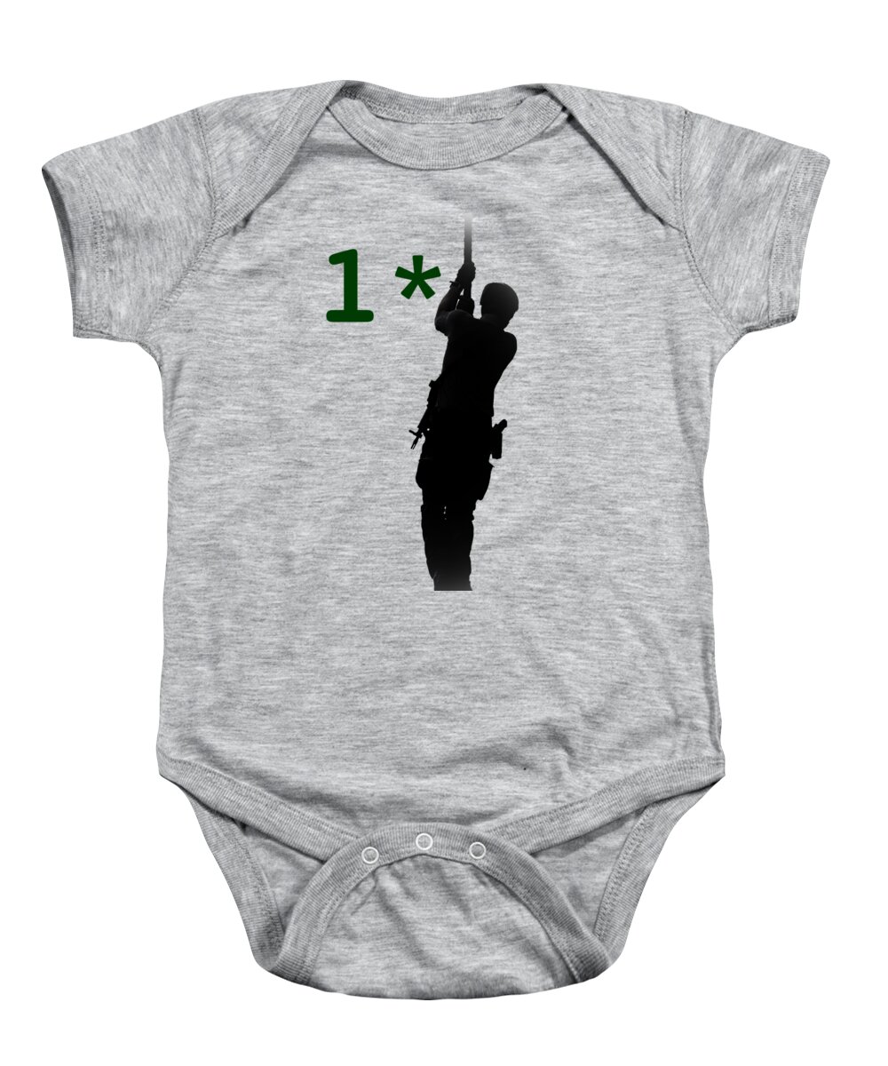 One Asterisk Baby Onesie featuring the photograph One Asterisk by David Morefield