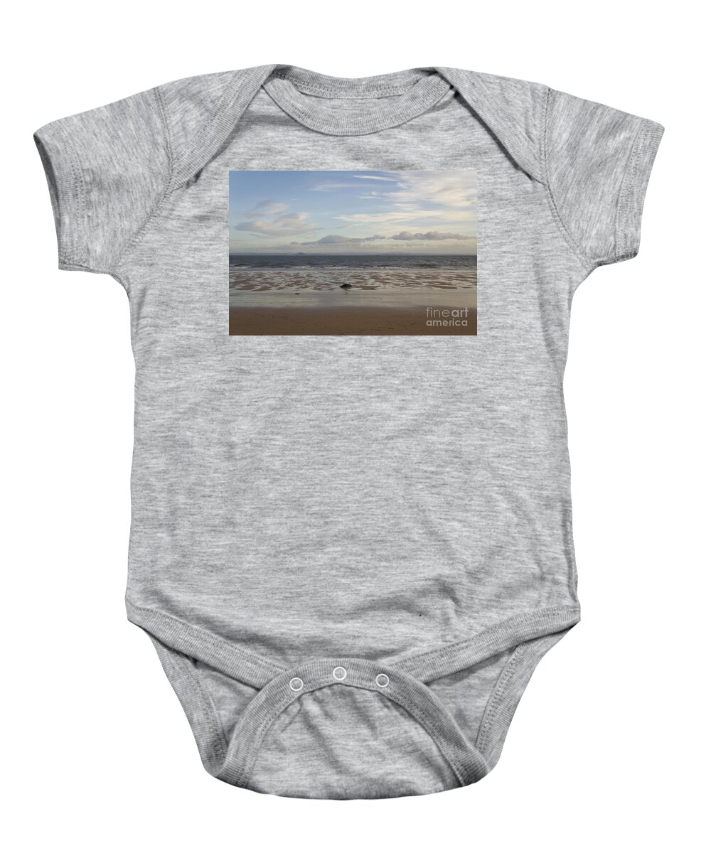 Seascape Baby Onesie featuring the photograph Open. Seascape. by Elena Perelman