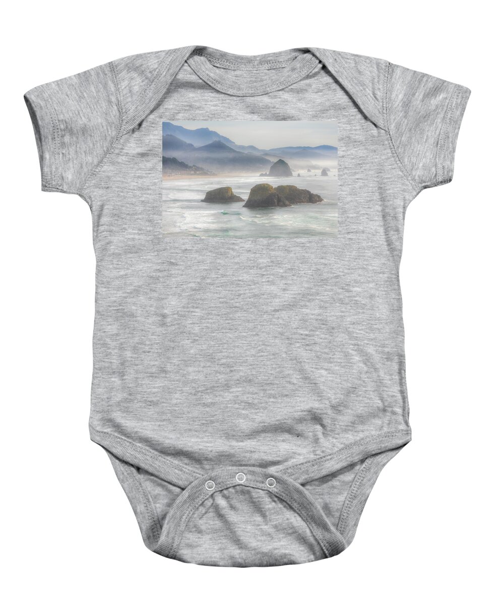 Oregon Baby Onesie featuring the photograph Oregon Coastline 0742 by Kristina Rinell