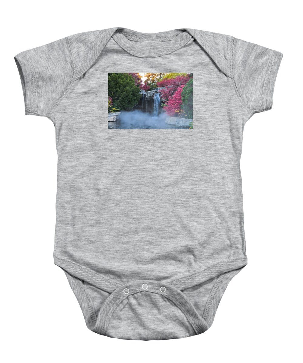 Koi Carp Baby Onesie featuring the photograph Ornamental Garden 1a by Walter Herrit