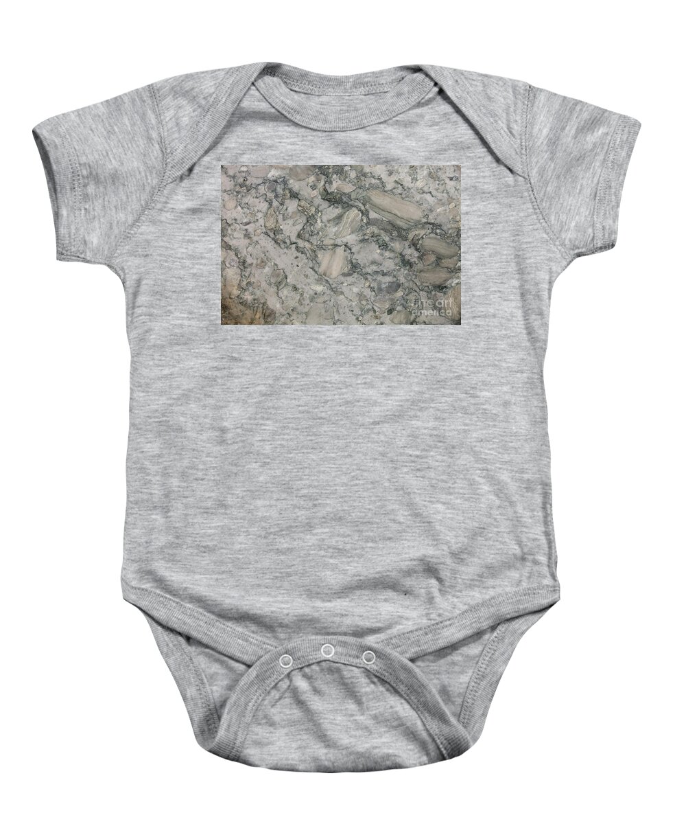 Granite Baby Onesie featuring the photograph Palazzo granite by Anthony Totah