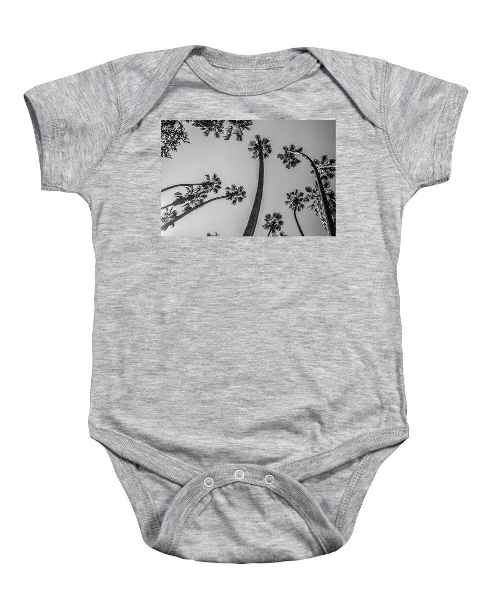 Palm Trees Baby Onesie featuring the photograph Palms Up II by Ryan Weddle