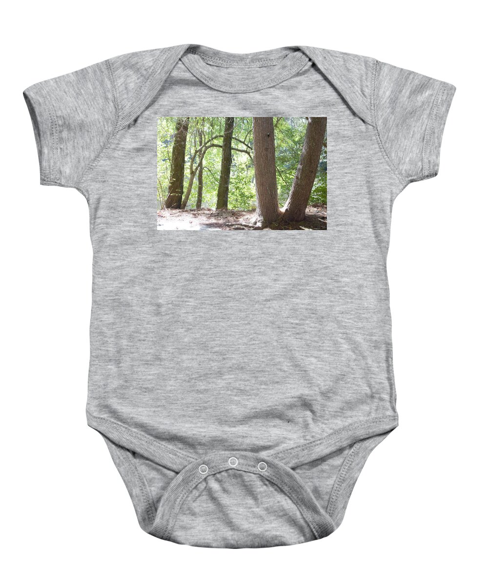 Trees Baby Onesie featuring the photograph Peace by Ali Baucom