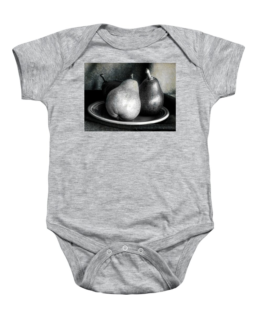 Fruit Baby Onesie featuring the photograph Pears by Sandra Selle Rodriguez