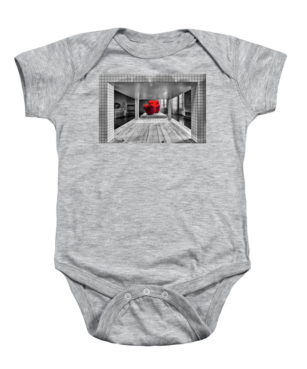 Perspective Baby Onesie featuring the photograph Perspective 2 by Livio Ferrari