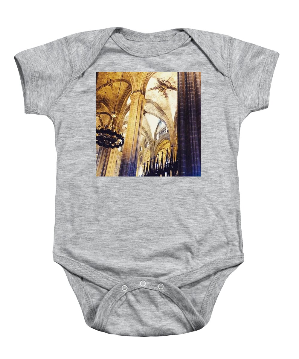 Decorative Baby Onesie featuring the photograph Picture From Our Trip To The Cathedral by Charlotte Cooper