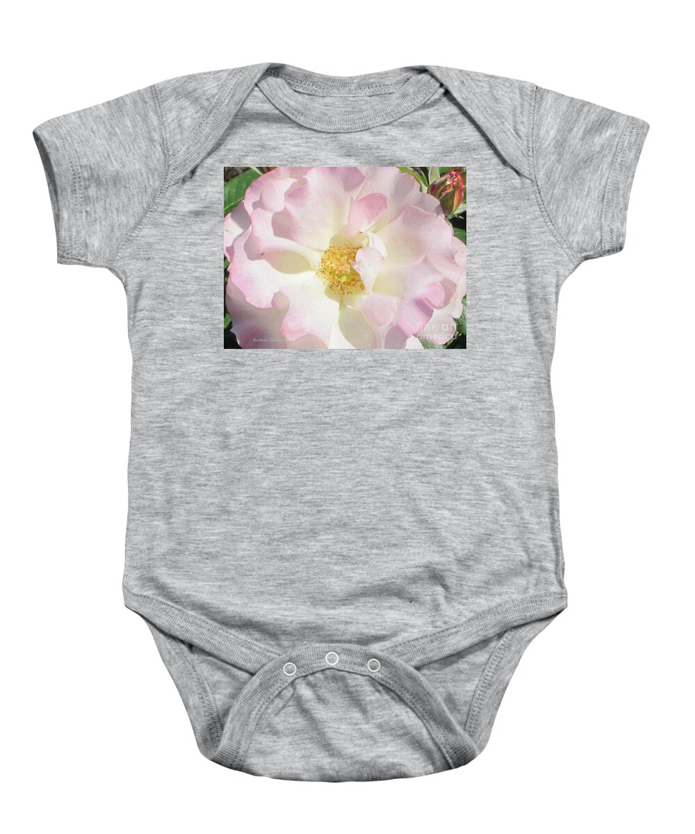 Photography Baby Onesie featuring the photograph Pink-tinged by Kathie Chicoine