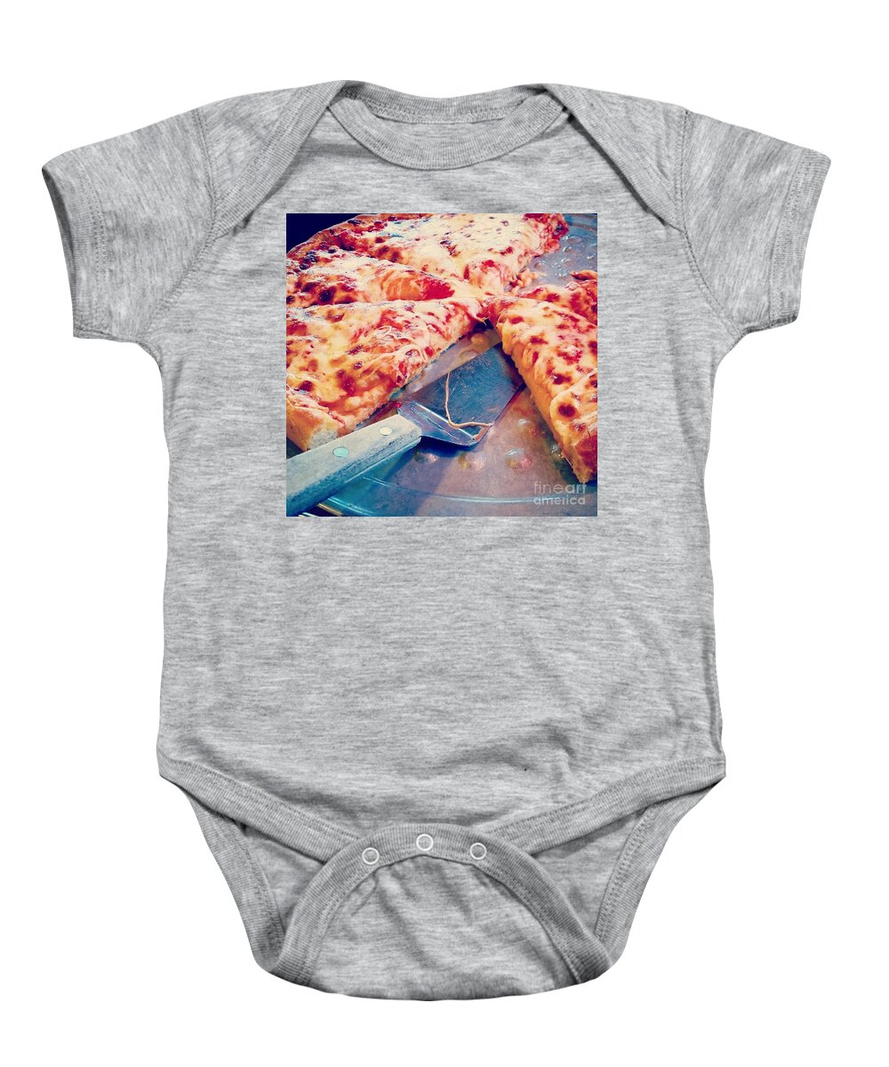 Pizza Baby Onesie featuring the photograph Pizza by Raymond Earley