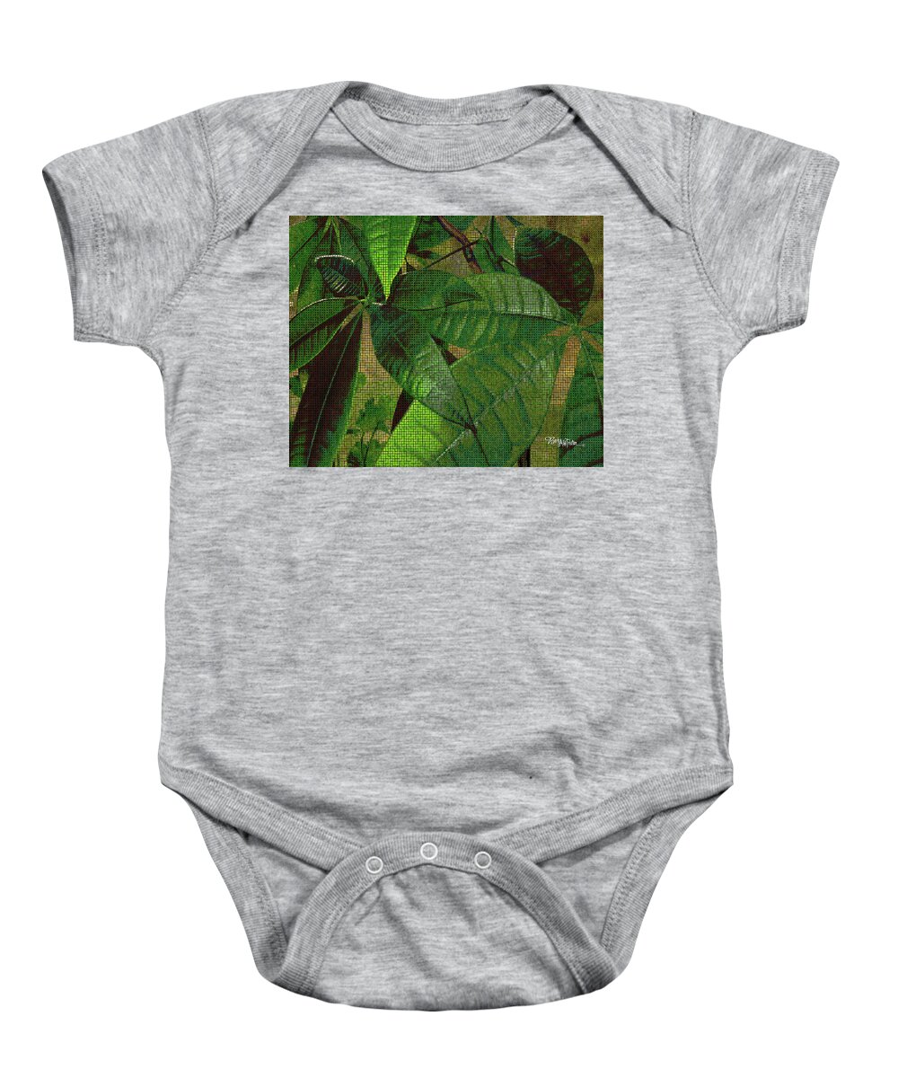 Plant Design Baby Onesie featuring the photograph Plant Design #094 by Barbara Tristan
